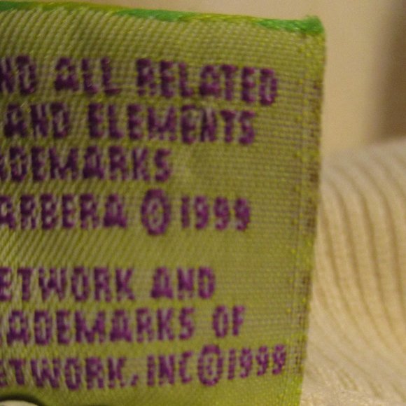 Scooby Doo Vintage 1999 Cartoon Network Woman Medium Cream Blue Pink Pullover - Picture 10 of 10